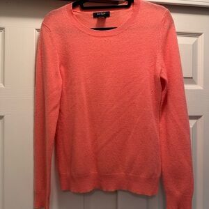 Lord & Taylor Pink Cashmere Crew Neck Sweater
